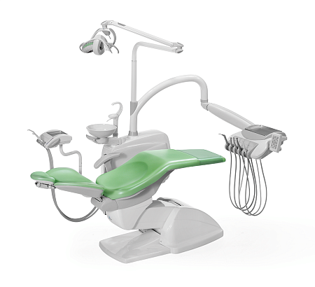Fedesa Midway – стоматологическая установка с верхней подачей инструментов