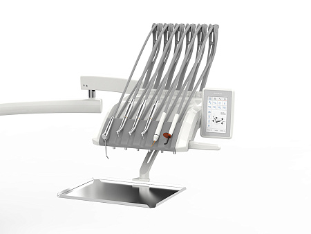 SILVERFOX 8000C-SRS0 PRO – Стоматологическая установка с верхней подачей и с мягкой обивкой